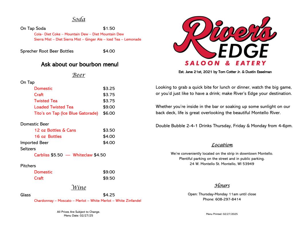 Rivers Edge Saloon & Eatery