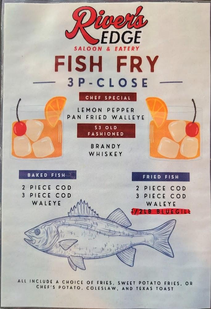 Rivers Edge Saloon & Eatery Menu image 3