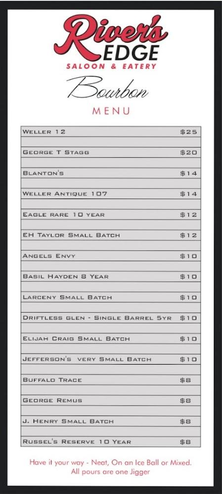 Rivers Edge Saloon & Eatery Menu image 4